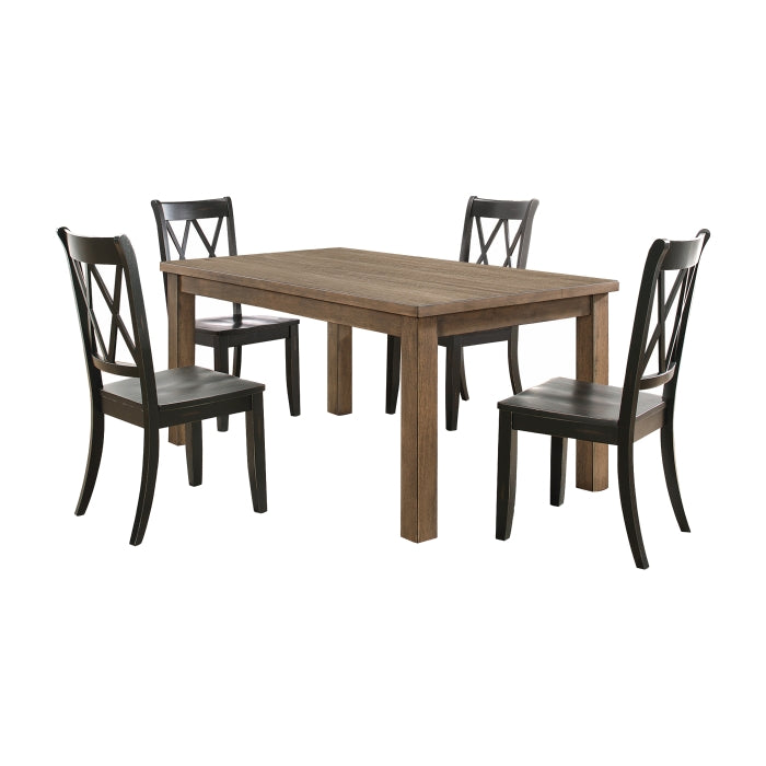 Homelegance - Janina 5 Piece Dining Table Set - 5516-66*5BKS - GreatFurnitureDeal