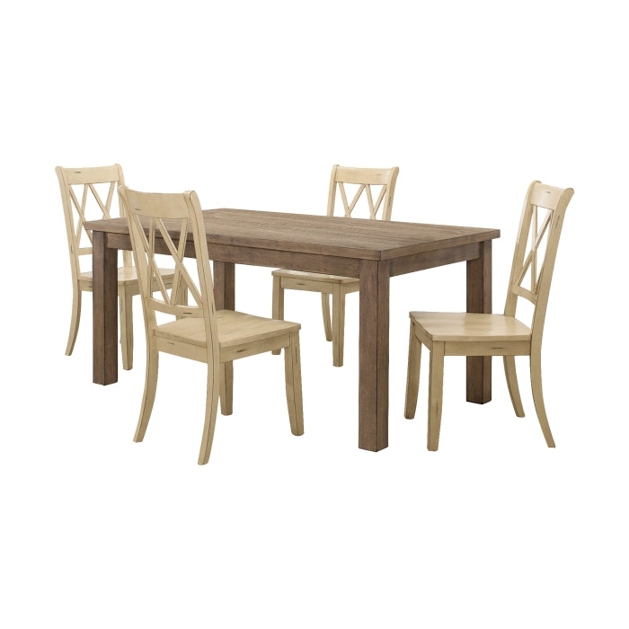 Homelegance - Janina 5 Piece Dining Table Set - 5516-66*5BMS - GreatFurnitureDeal