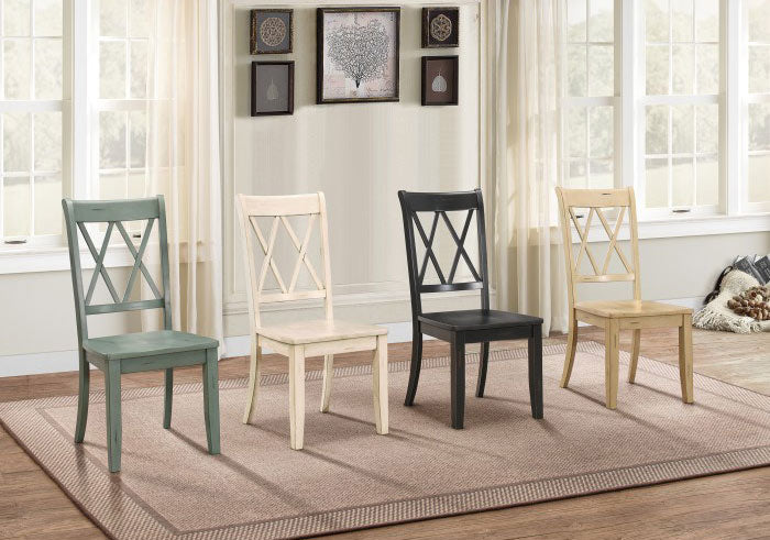 Homelegance - Janina Side Chair in White (Set of 2) - 5516WTS - GreatFurnitureDeal
