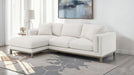 Coaster Furniture - Geneva Boucle Upholstered Sectional Chaise Sofa Sand - 551777 - GreatFurnitureDeal
