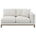 Coaster Furniture - Geneva Boucle Upholstered Sectional Chaise Sofa Sand - 551777 - GreatFurnitureDeal