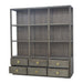 Bramble - Cohan Open Cabinet w/ 6 Drawers in Mindi Gray - US-WS-55177MDG----- - GreatFurnitureDeal