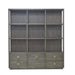 Bramble - Cohan Open Cabinet w/ 6 Drawers in Mindi Gray - US-WS-55177MDG----- - GreatFurnitureDeal