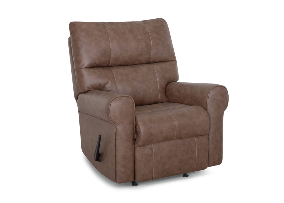 Franklin Furniture - 832 Langston Power Rocker Recliner w/ Integrated USB Port in Duvall Vintage Brown - 5525-BJ