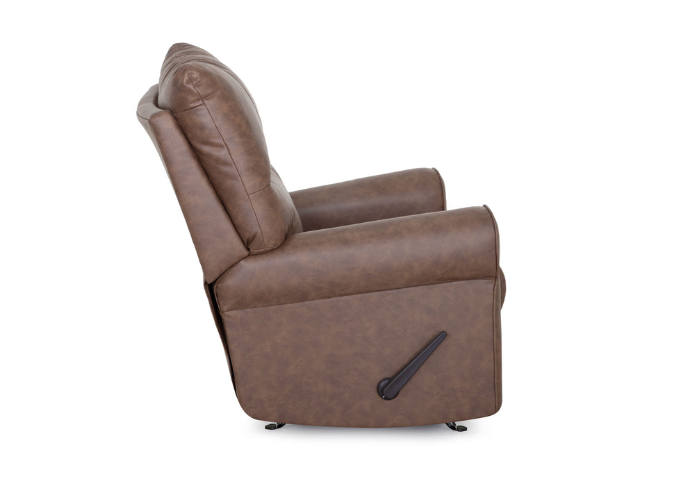 Franklin Furniture - 832 Langston Power Rocker Recliner w/ Integrated USB Port in Duvall Vintage Brown - 5525-BJ