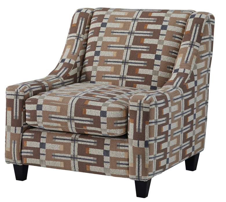 Southern Home Furnishings - Jango Accent Chair in Multi - 552 Jango Fossil-MTO - GreatFurnitureDeal
