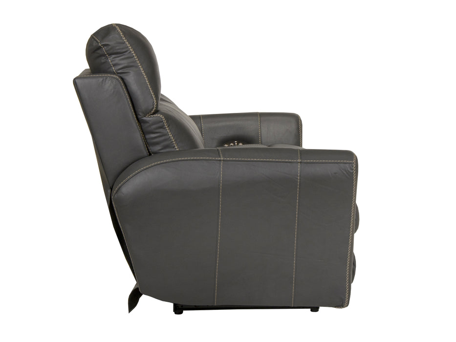 Catnapper - Fredda 3 Piece Power Reclining Living Room Set in Anthracite - 64481-89-80-ANTHRACITE