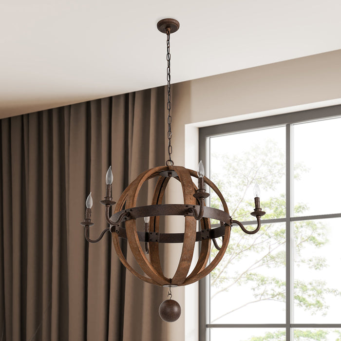 Classic Home - Tarsus Round Chandelier - 56003486 - GreatFurnitureDeal