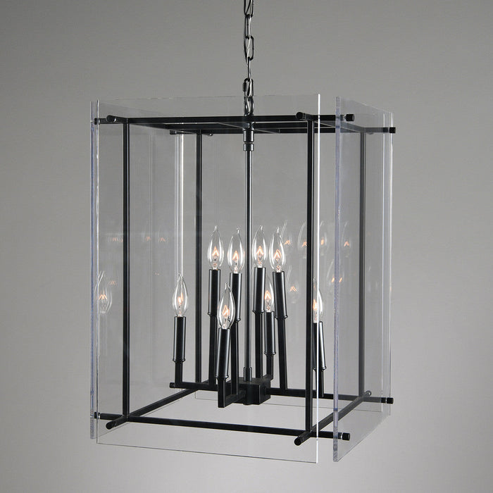 Classic Home - Kiran Chandelier Black - 56004183 - GreatFurnitureDeal