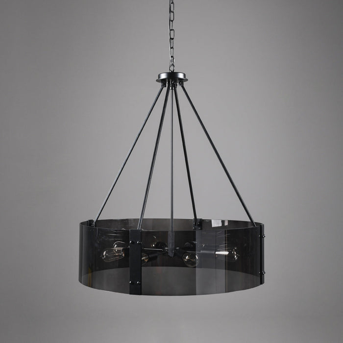Classic Home - Genesis Chandelier Black - 56004222 - GreatFurnitureDeal