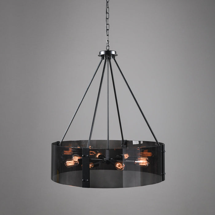 Classic Home - Genesis Chandelier Black - 56004222 - GreatFurnitureDeal