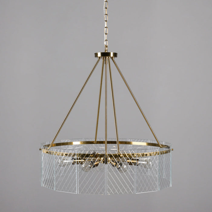 Classic Home - Genesis Chandelier Gold - 56004223 - GreatFurnitureDeal