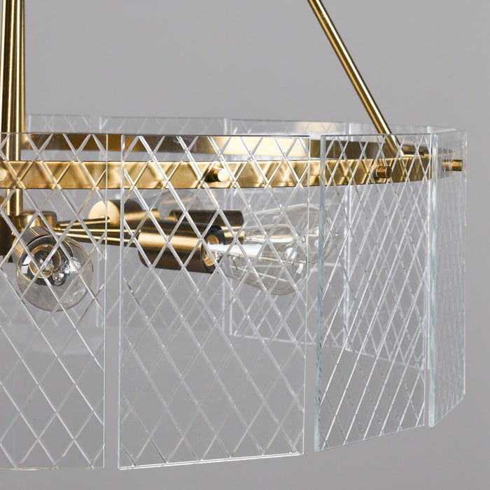 Classic Home - Genesis Chandelier Gold - 56004223 - GreatFurnitureDeal