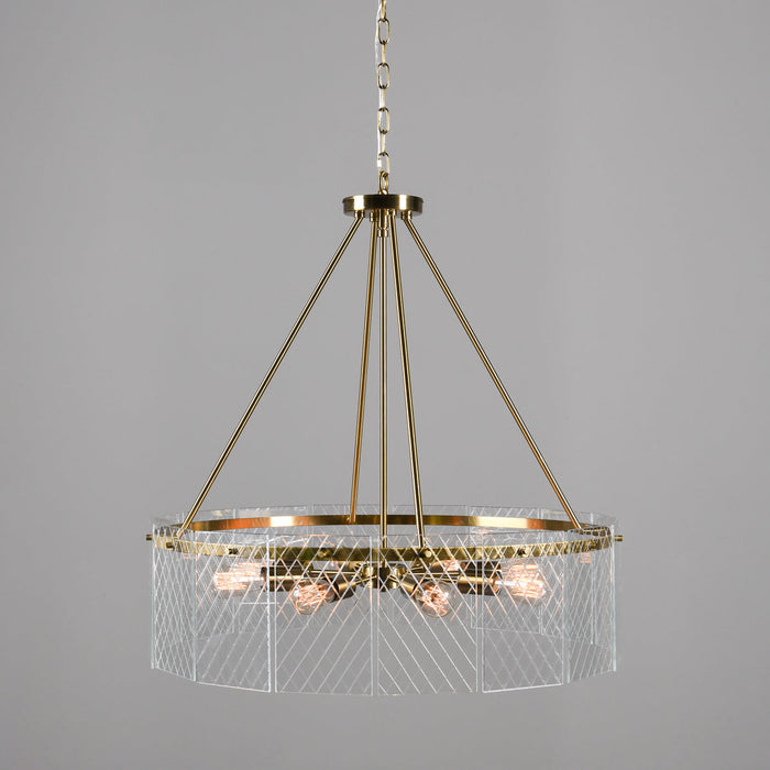 Classic Home - Genesis Chandelier Gold - 56004223 - GreatFurnitureDeal