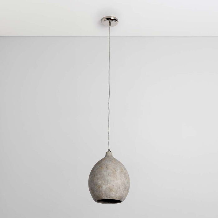 Classic Home - Teresa Concrete Pendant Deep Gray - 56004243 - GreatFurnitureDeal