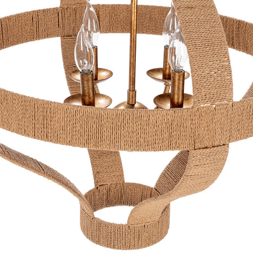 Classic Home - Sarmiento Natural Pendant Light, Large - 56004273 - GreatFurnitureDeal