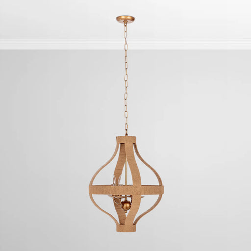 Classic Home - Sarmiento Natural Pendant Light, Medium - 56004274 - GreatFurnitureDeal