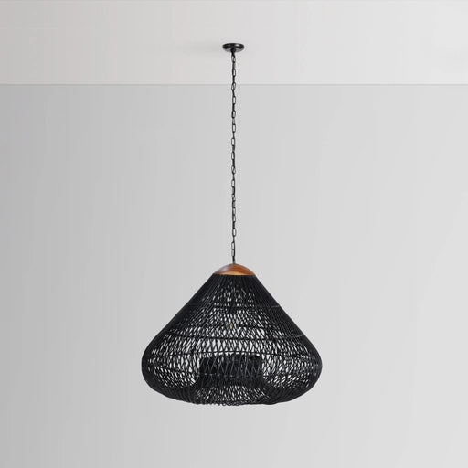 Classic Home - Lili Hanging Large Lamp in Black - 56005172 - GreatFurnitureDeal