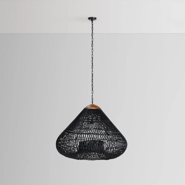 Classic Home - Lili Hanging Large Lamp in Black - 56005172