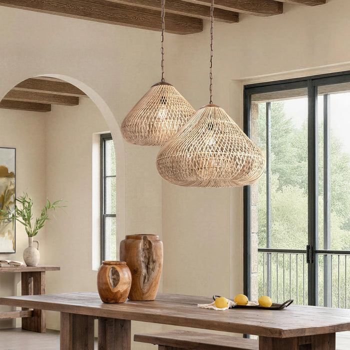 Classic Home - Lili Hanging Large Lamp in Natural - 56005174