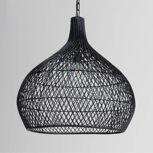 Classic Home - Dome Medium Pendant in Black - 56005177 - GreatFurnitureDeal