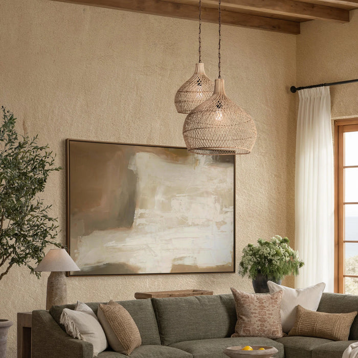 Classic Home - Dome Medium Pendant in Natural - 56005180