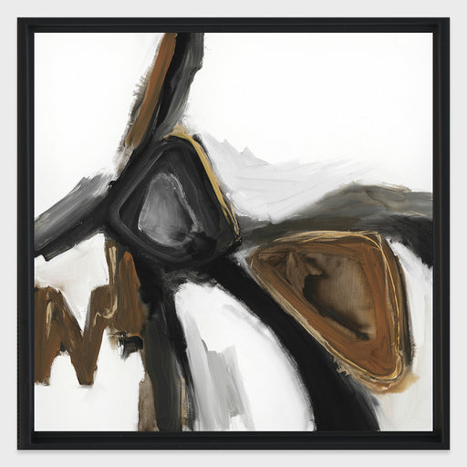 Classic Home Furniture - Black Smoke II Canvas Art 48"x48" - 56007424C - GreatFurnitureDeal