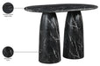 Meridian Furniture - Cosenza Concrete Indoor/Outdoor Counter Table - 787Black-T60 - GreatFurnitureDeal