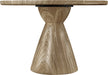Meridian Furniture - Aquino 43.5" Concrete Indoor/Outdoor Dining Table - 811Beige-T - GreatFurnitureDeal