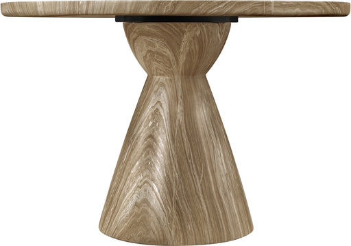 Meridian Furniture - Aquino 43.5" Concrete Indoor/Outdoor Dining Table - 811Beige-T - GreatFurnitureDeal