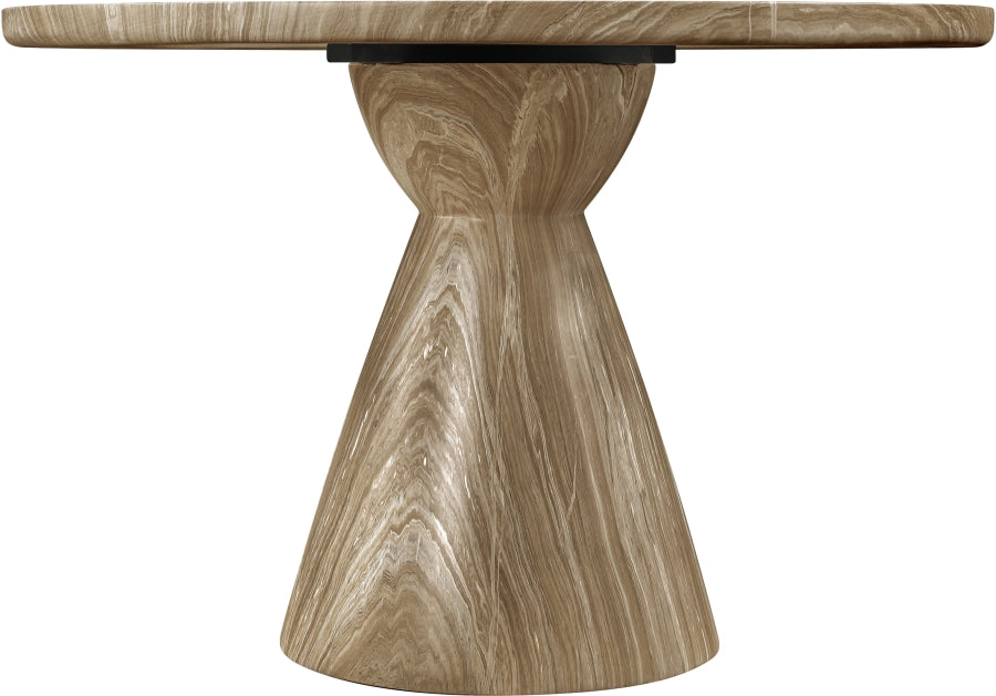 Meridian Furniture - Aquino 43.5" Concrete Indoor/Outdoor Dining Table - 811Beige-T - GreatFurnitureDeal