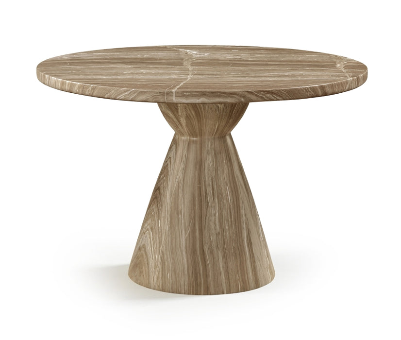 Meridian Furniture - Aquino 43.5" Concrete Indoor/Outdoor Dining Table - 811Beige-T - GreatFurnitureDeal