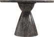 Meridian Furniture - Aquino 43.5" Concrete Indoor/Outdoor Dining Table - 811Brown-T - GreatFurnitureDeal