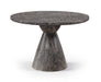Meridian Furniture - Aquino 43.5" Concrete Indoor/Outdoor Dining Table - 811Brown-T - GreatFurnitureDeal