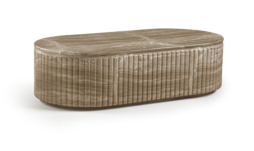 Meridian Furniture - Catania Concrete Indoor/Outdoor Coffee Table - 874Beige-CT - GreatFurnitureDeal