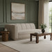 Meridian Furniture - Modari 76.75" Fabric Upholstered Sofa - 143Beige-LAS - GreatFurnitureDeal
