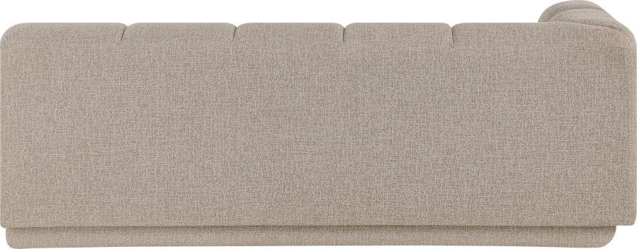 Meridian Furniture - Modari 76.75" Fabric Upholstered Sofa - 143Beige-LAS - GreatFurnitureDeal