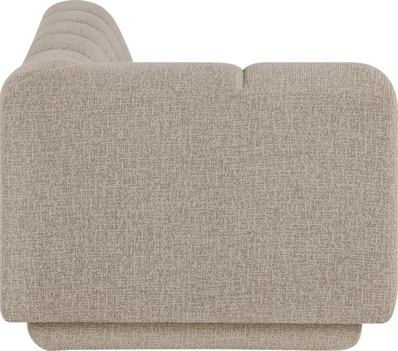 Meridian Furniture - Modari 76.75" Fabric Upholstered Sofa - 143Beige-LAS - GreatFurnitureDeal