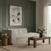 Meridian Furniture - Modari Fabric Upholstered Chaise Lounge - 143Beige-LC - GreatFurnitureDeal