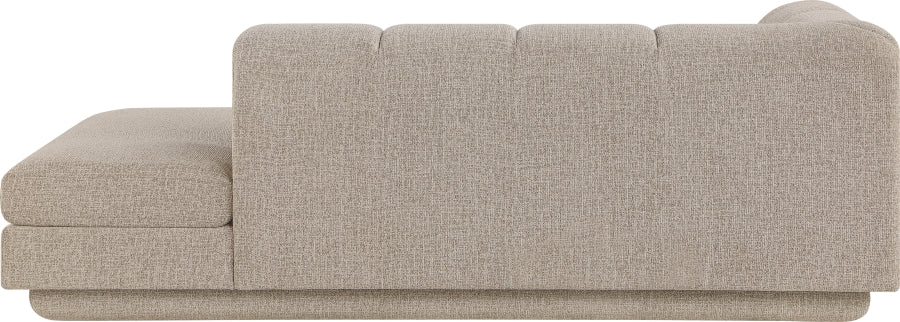 Meridian Furniture - Modari Fabric Upholstered Chaise Lounge - 143Beige-LC - GreatFurnitureDeal
