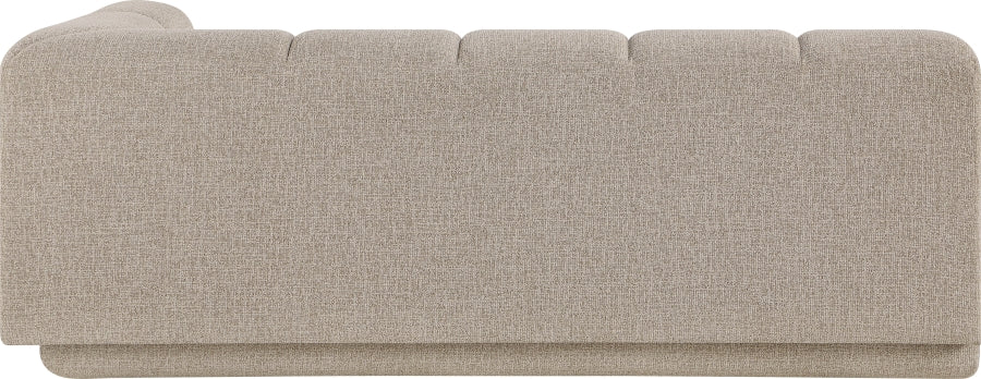 Meridian Furniture - Modari 76.75" Fabric Upholstered Sofa - 143Beige-RAS - GreatFurnitureDeal