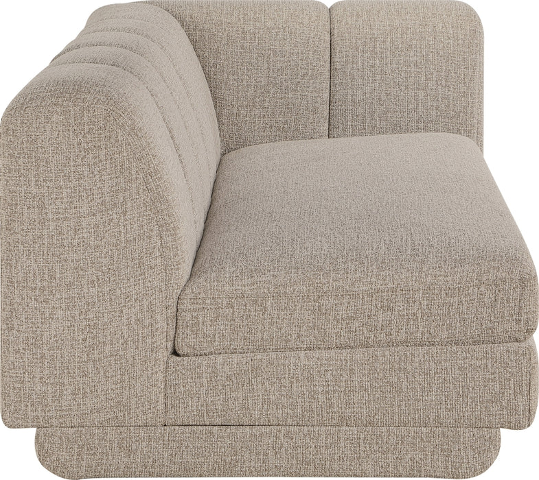 Meridian Furniture - Modari 76.75" Fabric Upholstered Sofa - 143Beige-RAS - GreatFurnitureDeal