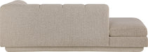 Meridian Furniture - Modari Fabric Upholstered Chaise Lounge - 143Beige-RC - GreatFurnitureDeal