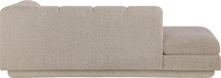 Meridian Furniture - Modari Fabric Upholstered Chaise Lounge - 143Beige-RC - GreatFurnitureDeal