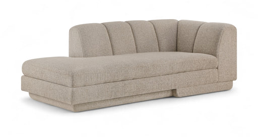 Meridian Furniture - Modari Fabric Upholstered Chaise Lounge - 143Beige-RC - GreatFurnitureDeal