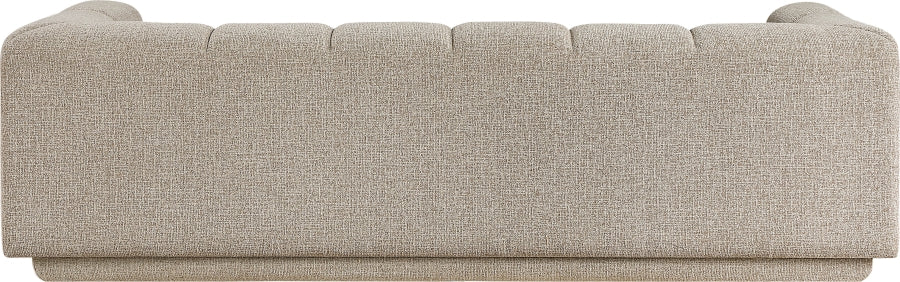 Meridian Furniture - Modari 95" Fabric Upholstered Sofa - 143Beige-S - GreatFurnitureDeal
