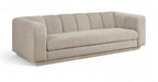Meridian Furniture - Modari 95" Fabric Upholstered Sofa - 143Beige-S - GreatFurnitureDeal