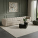 Meridian Furniture - Modari 153.5" Fabric Upholstered 2 Piece Modular Sofa - 143Beige-S2A - GreatFurnitureDeal
