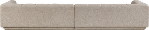 Meridian Furniture - Modari 153.5" Fabric Upholstered 2 Piece Modular Sofa - 143Beige-S2A - GreatFurnitureDeal