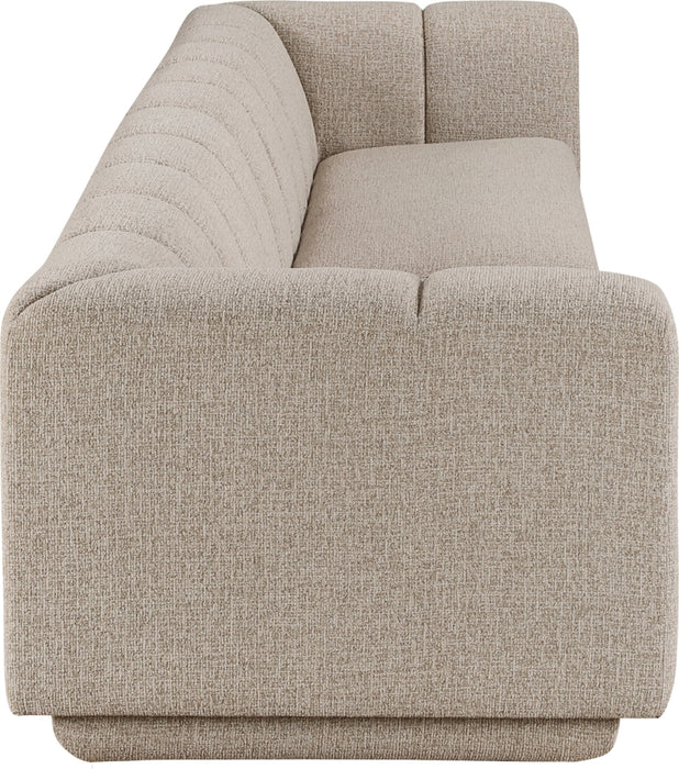 Meridian Furniture - Modari 153.5" Fabric Upholstered 2 Piece Modular Sofa - 143Beige-S2A - GreatFurnitureDeal